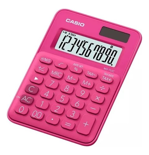 Calculadora Casio Ms-20uc-rd 12 Digitos 