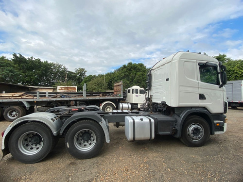 Imagem 6 de 14 de Caminhão Scania R480 V8 6x4 Bugue Leve Ano2007 Único Dono