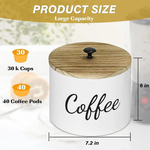 Soporte Para Filtro De Café, Rústico, Organizador De
