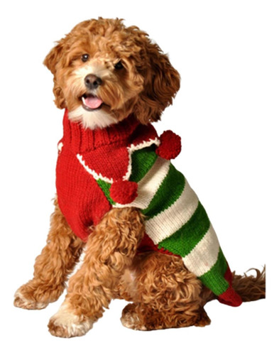 Chilly Dog Christmas Elf Dog Sweater, Xx-large