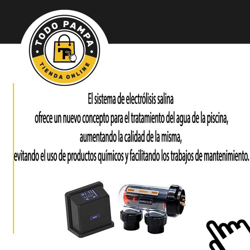 Combo Clorador Salino Bz-15 + X2 Luces Pileta 9w Frias