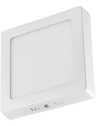 Lampara Panel Led Cuadrada Superficial 24w Luz Blanca