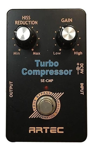 Imagen 5 de 7 de Pedal De Efecto Para Guitarra Artec Se-cmp Turbo Compressor