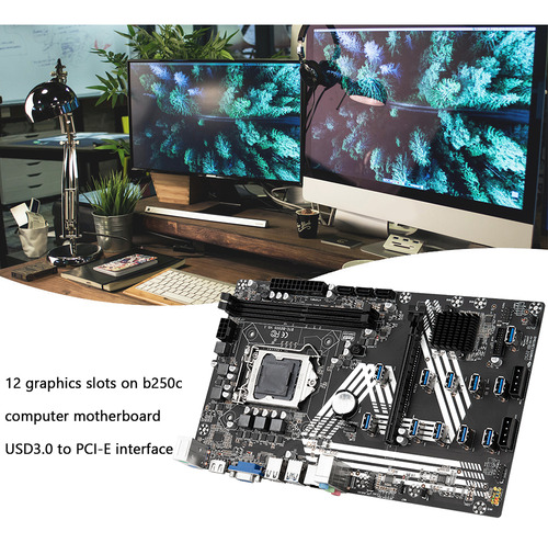 Tarjeta Gráfica B250s Eth Mining Usb Pcie X16