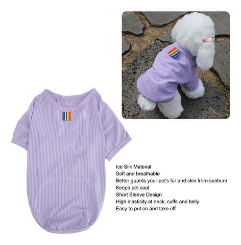 Playera Para Perro, Suave, Transpirable, De Manga Corta, De