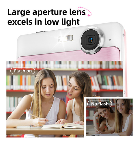 Cámara De Vídeo Digital 1080p, 48 Mp, Bolsillo, Pantalla Aut