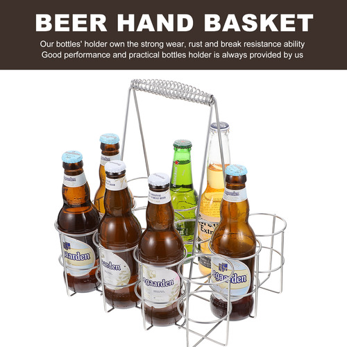 Botellero Para Bebidas, Cerveza, Cesta De Mano