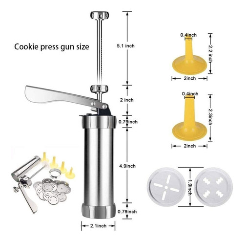 Kit De Pistola De Prensa De Galletas For Hacer Galletas