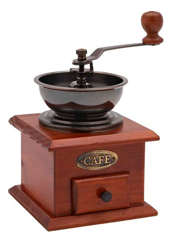 Molino Manual De Café, Manivela De Mano Molinillo Con Mango Marrón