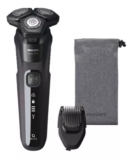 Afeitadora Philips Con Sensor, Barbero Y Funda S5588