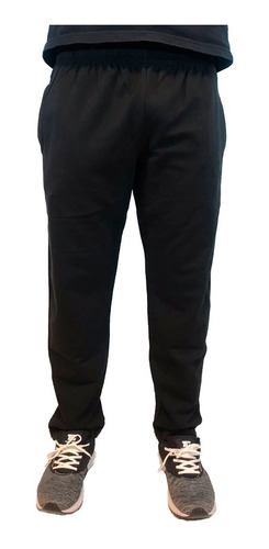 Team Gear Pantalon Lifestyle Hombre Recto Negro Ras