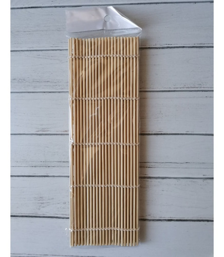 Pack Esterilla Delgada De Bambú Para Sushi X 10 Un. - Lireke