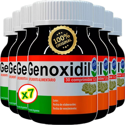 Imagen 1 de 7 de Pack Trimestral Genoxidil 100% Natural Nrf1 | Nrf2