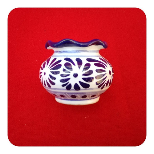 Imagen 5 de 5 de Set 50 Velas Talavera Poblana Macetita 6 Cm Fiesta Bodas Vls