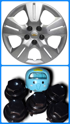 Kit 5 Capuchones Tuercas Para Tapón Original Chevrolet Trax (Usado)