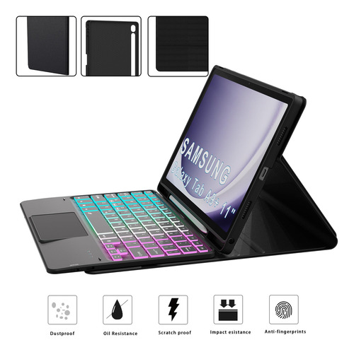 Capa De Teclado Domeun Para Samsung Galaxy Tab A9+ 11 2023