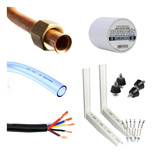 Kit Instalacion Aire Acondicionado Split X3mt 3000 Frigorias