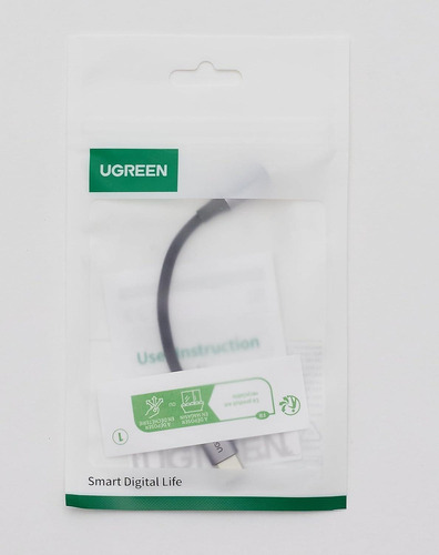Adaptador USB-C Ugreen, conector Hifi de 3,5 mm, listo para usar