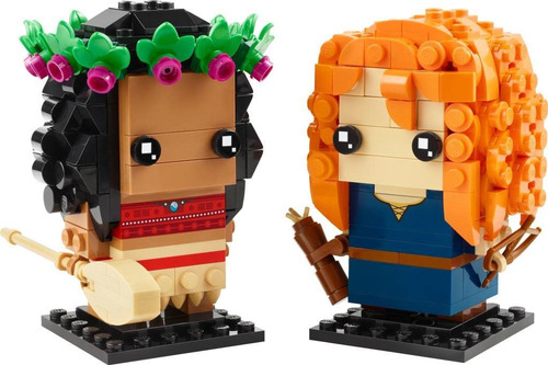 Juego De Construcción Brickheadz Lego 40621 Moana & Merida,
