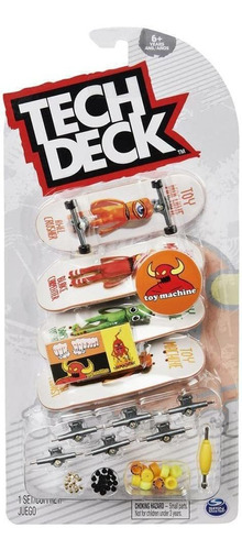 Diapasón Tech Deck Toy Machine Dlx Paquete De 4