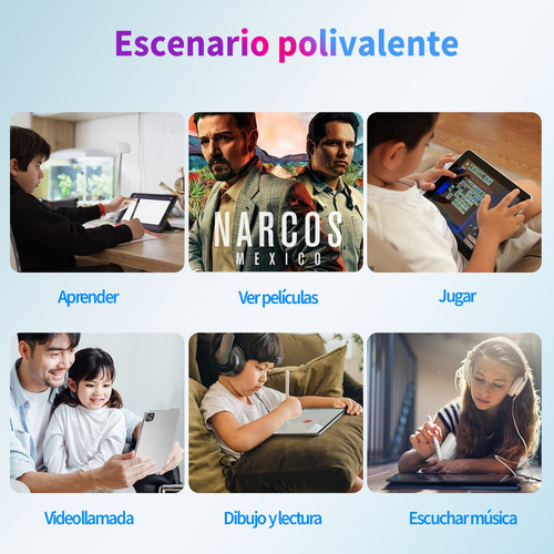 Tablet Android 14 10.1' Hd 16+128gb Ram Wifi 6 Octa-core