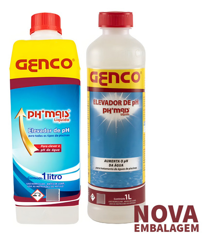 3x Ph Menos Redutor De Ph Líquido 1l