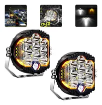 Comprar Par Farol Led Off Road Trilha Gaiola Jeep Trator Utv Baja 2x