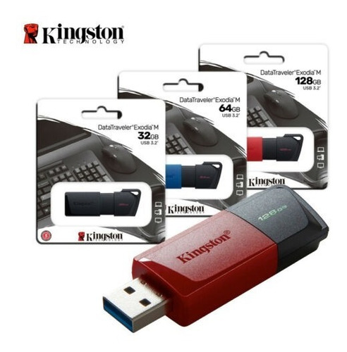 Imagen 2 de 8 de Pendrive Kingston 64gb Usb 3.0 Modelo G4 Compatible 2.0