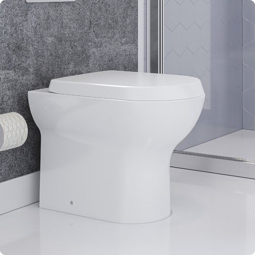 Kit Bacia Vaso Com Assento Pp Soft Close Branco Nexo Roca