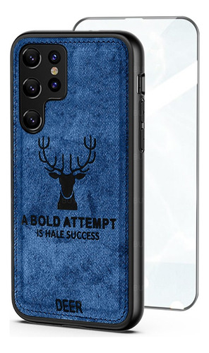 Funda For Samsung Galaxy S23 Plus Ultra Deer + Vidrio Mica