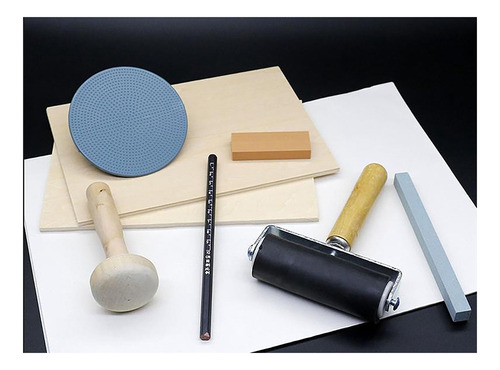 Rollo Artístico Rubber-roller Brayer Roller De 1,4 A 2,4 Pul