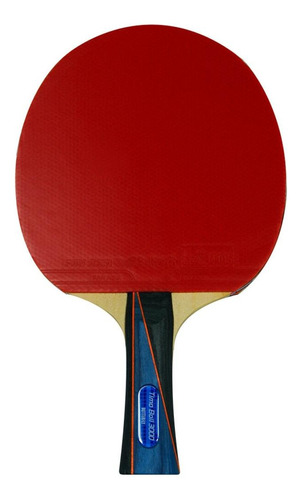 Raquete de ping pong Butterfly Timo Boll 3000 preta/vermelha FL (Côncavo)