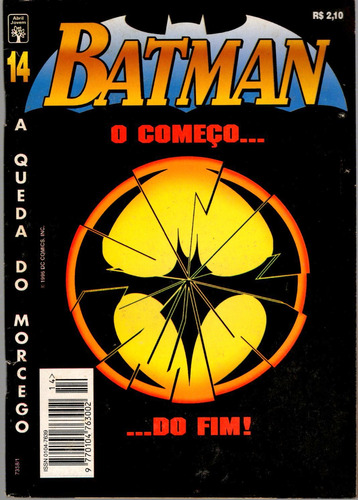 Gibi - Hq - Batman - A Queda Do Morcego No 14 (Usado)