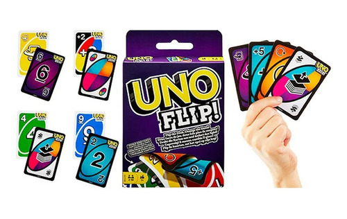 Uno Edicion Flip Juego De Mesa Cartas Divertido Familiar