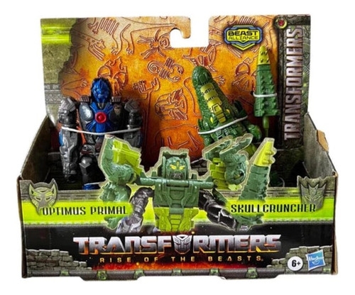 Juguete Transformers Beast Alliance Optimus Primal Skullcrun