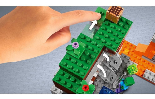 Minecraft A Mina Abandonada Lego Quantidade de peças 248