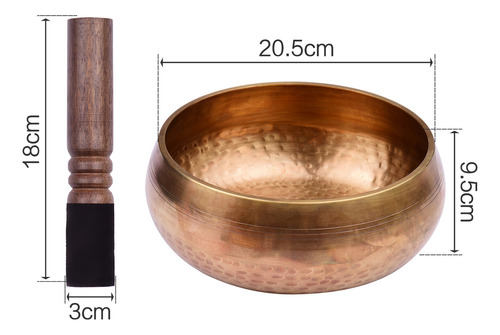 Hot Sell Singing Bowl Relaxation, Juego Grande De 20,5 Cm,