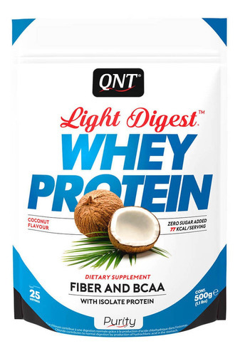 Light Digest Whey Pro 1,1 Lb Choco Belga, Qnt Sabor Coco