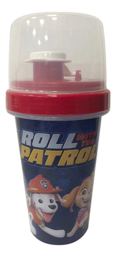 Vaso / Botella Milkshake 320ml Plástico Paw Patrol