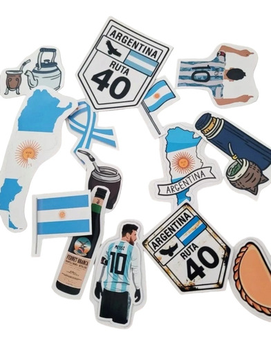 Sticker Mundial X 14 Unidades Surtidos Argentina 