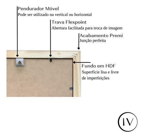 Moldura Madeira Escura P/ Certificado A3 (30x42) Com Acetato