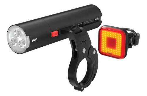 Set De Luces Pwr Road 700+ Blinder Square Trasera+ Pwr Mount