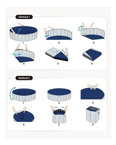 Alberca Plegable Piscina Perro Mascota Bañera Baño 120x30 Cm