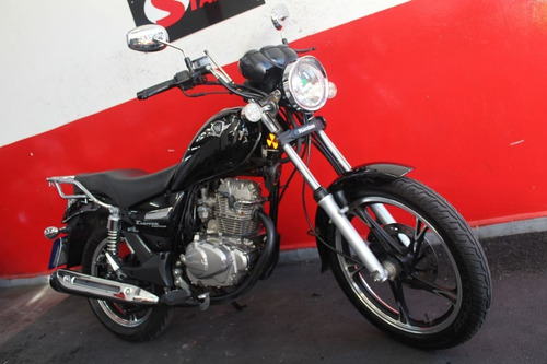 Imagem 2 de 11 de Haojue Chopper Road 150 2020 Preta Preto