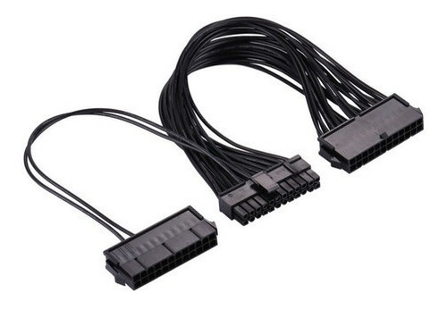 Cable Adaptador Para 2 Fuentes De Poder Atx 24 Pin Dual Psu