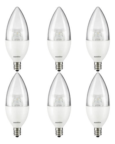 Bombilla Led B11 Transparente Con Punta De Torpedo, 4.5 W, 3