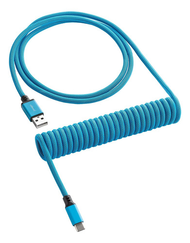 Cable De Teclado En Espiral Cablemod Classic (azul Espectro,