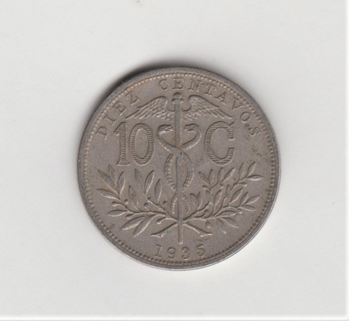 Moneda Bolivia 10 Centavos 1935 (c85)