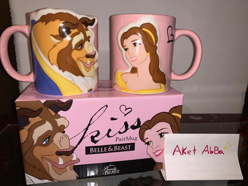 Tazas Originales De La Bella Y La Bestia Disney