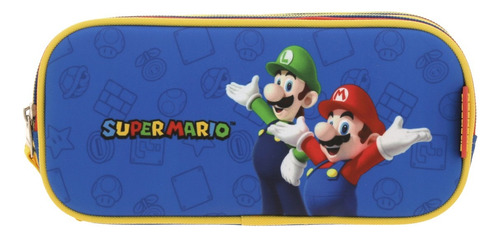 Lapicera Chenson Triple Compartimento Mario Y Luigui Armin